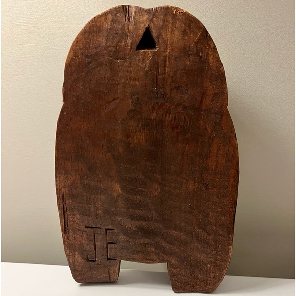 Vintage Hand Carved Wood Native American Indian Head Wall sculpture - Picture 5 of 12